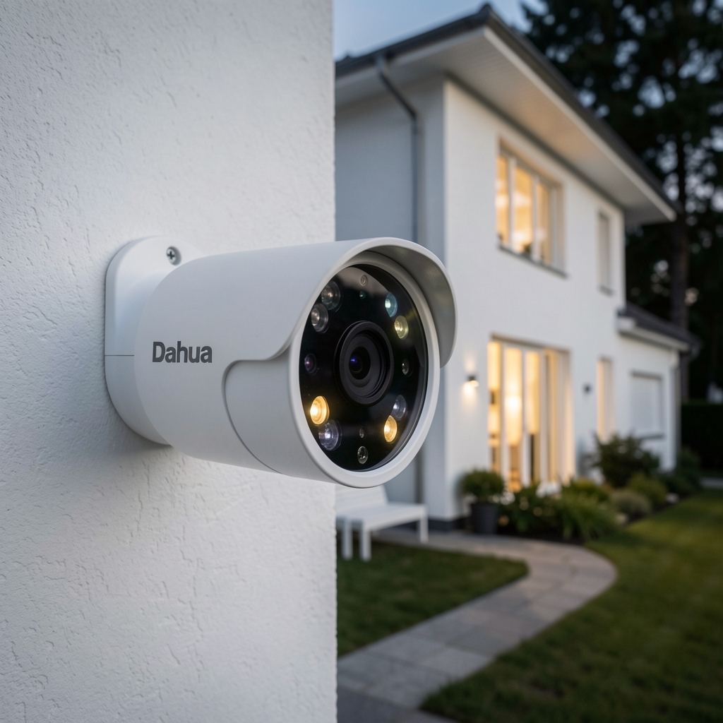 Dahua IPC-HFW2849S-S-IL bijela bullet IP kamera 8MP sa Smart Dual Light LED noćnim vidom pored bijelog doma
