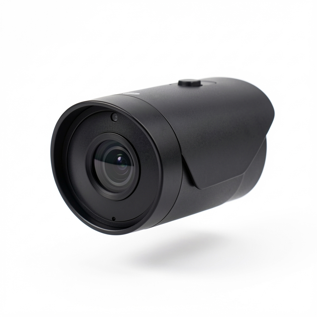 Dahua IPC-HFW2849S-S-IL bullet kamera 8MP bele boje sa dvostrukim svetlom na beloj pozadini