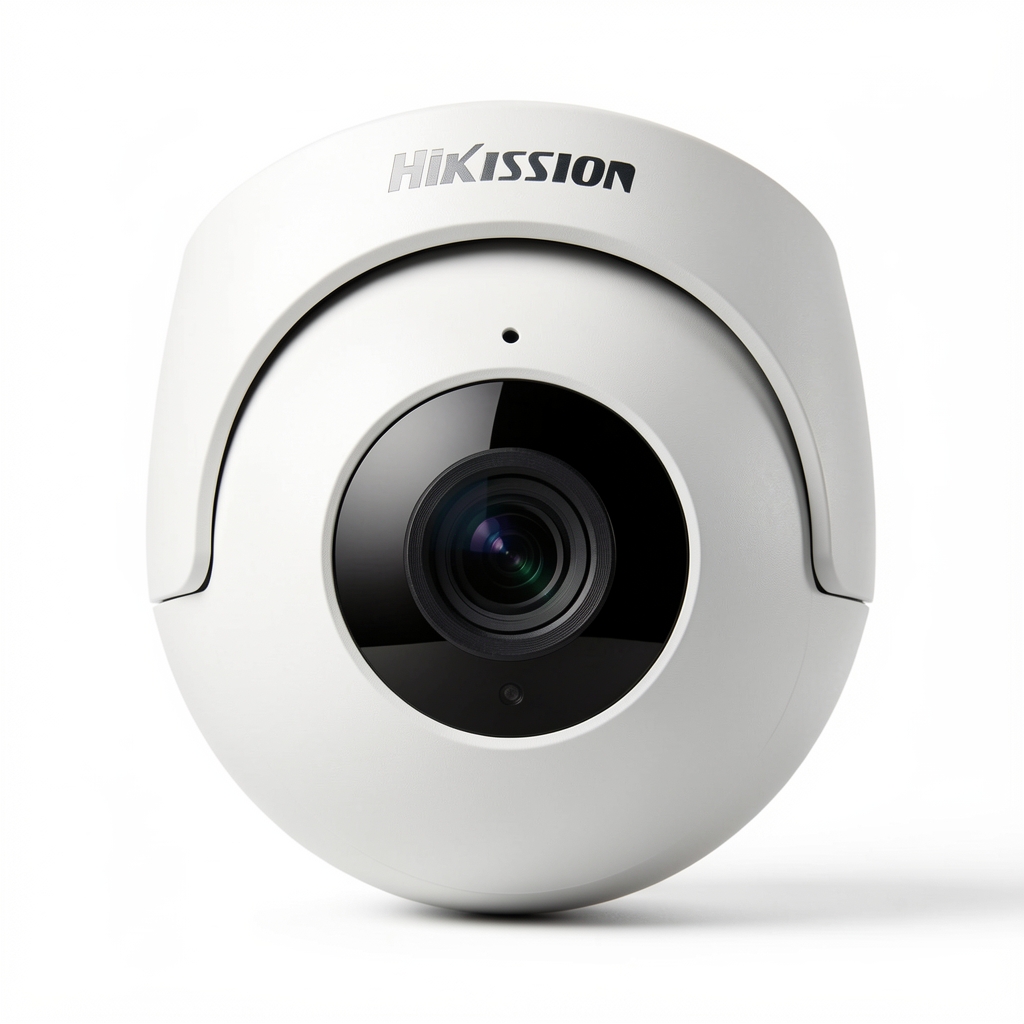 Hikvision DS-2CD2143G2-I dome kamera 4MP sa noćnim vidom bele boje na beloj pozadini
